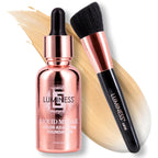 Luminess Liquid Mirage W/Spf 50 Color Adjusting Foundation Kit - Color Changing Foundation, Spf 50 Primer & Makeup Brush, Face Makeup For Mature Skin, 4In1 Liquid Foundation, Concealer & Moisturizer