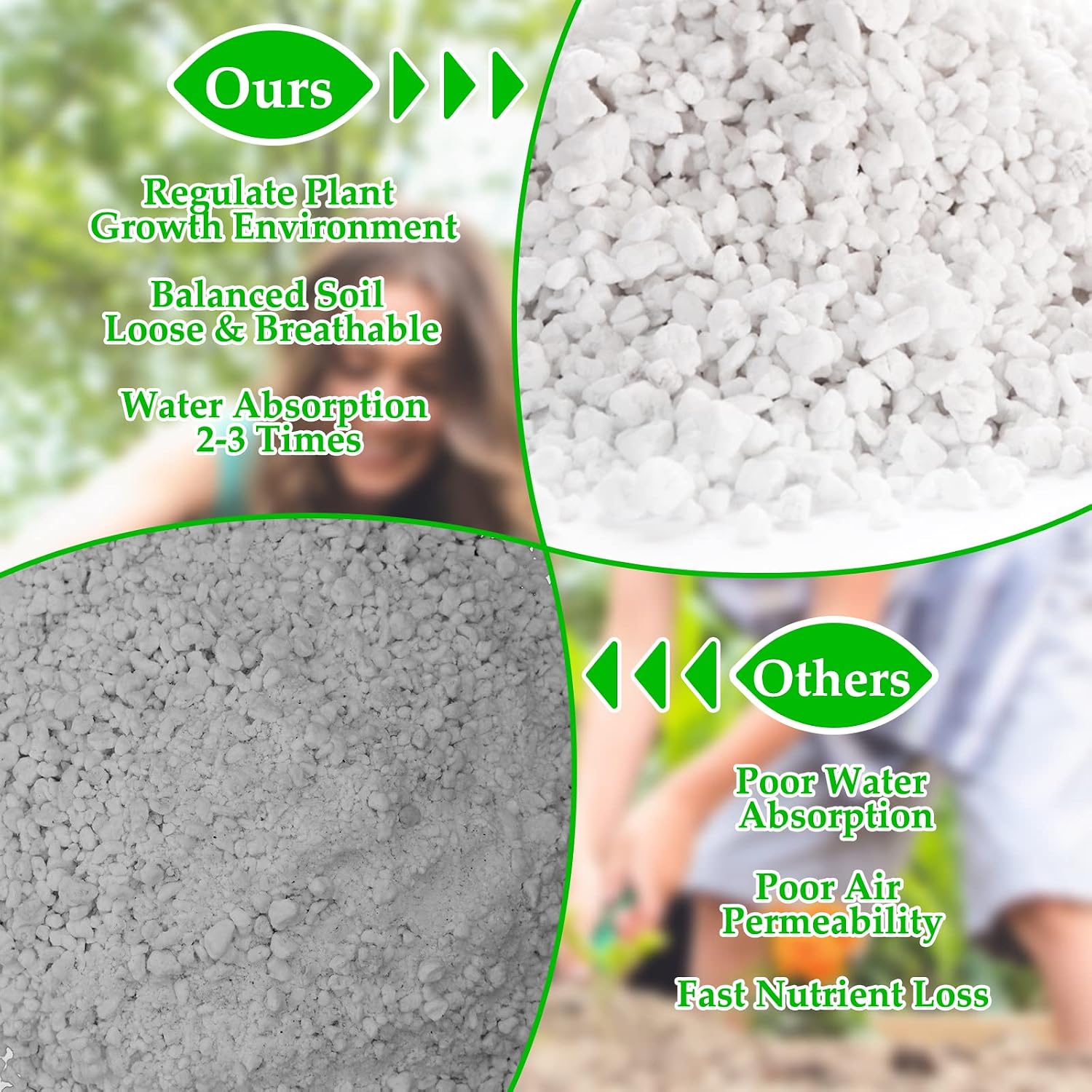 4 Quarts Organic Horticultural Perlite For Plants Indoor- Natural Horticultural Soil Additive Conditioner Mix For Improves Drainage, Ventilation And Root Growth