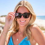 ZENOTTIC Retro Square Polarized Sunglasses for Women Vintage Sun Glasses UV400 Protection Trendy Shades Fashion Style C02 Tortoise Frame Brown Lens