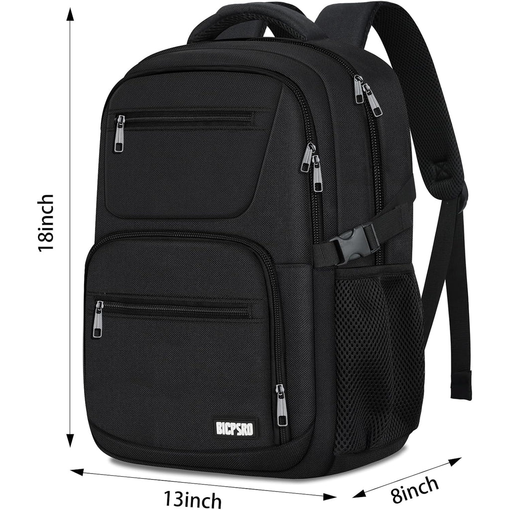 Black Backpack For School, School Backpack For Boys Teens, Backpacks For Men, College High Middle School Bookbag Fits15.6 Inch Laptop With Reinforced Straps, Boys Backpack, Book Bag