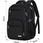 Black Backpack For School, School Backpack For Boys Teens, Backpacks For Men, College High Middle School Bookbag Fits15.6 Inch Laptop With Reinforced Straps, Boys Backpack, Book Bag