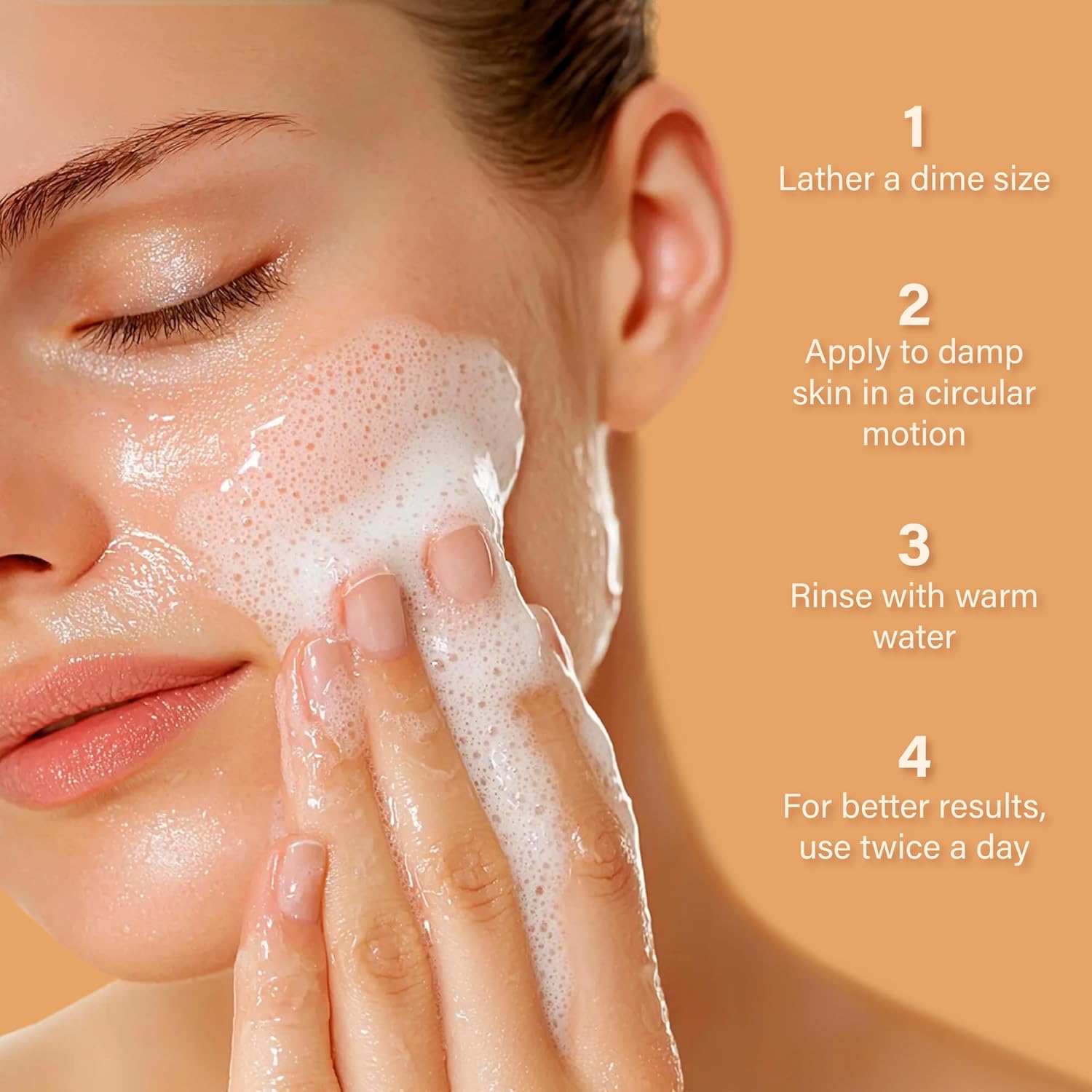 Instanatural Vitamin C Cleanser | All Natural Face Wash, Brightens Skin, Good For Uneven Texture, Usa Made With Coconut Water And Aloe Vera, 6.7 Fl Oz