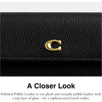 Coach, Women'S, Mila Long Flap Wallet