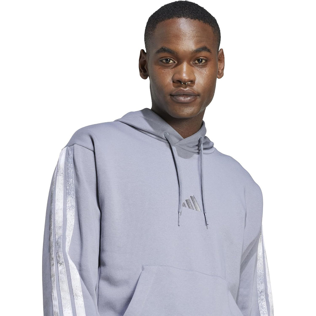 Adidas Men'S All Over Printed Colorblock Hoodie