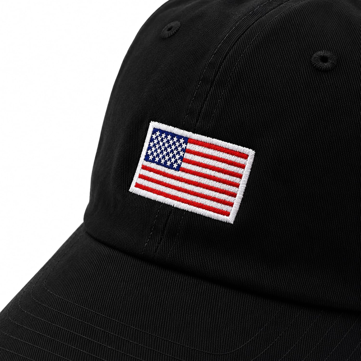 Usa Flag & Embroidery Premium 100% Cotton Low Profile Adjustable Baseball Dad Cap