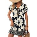 Wiholl Summer Dresses For Women With Sleeves Midi Dress Button Down Beach Vacation Casual Dresses Fashion Clothing