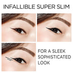 L'Oreal Paris Makeup Infallible Super Slim Long-Lasting Liquid Eyeliner, Ultra-Fine Felt Tip, Quick Drying Formula, Glides On Smoothly, Black, Pack Of 1