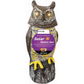 Solar Owl With Glowing Eyes, Rotating Head, Hoot Sound, Motion Detector And Silent Mode, Plastic Owl Garden Sculpture, Garden Decoration