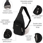 Baggallini Securtex Anti-Theft Daytripper Sling