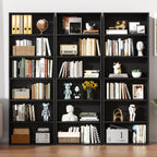 6-Tier Bookshelf, Modern Open Bookcase,6 Shelf Display Storage Shelves Floor Standing, 71 Inches Tall Shelves For Home Office, Black