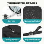 Anti Theft Crossbody Bags For Women Men, Small Sling Crossbody Bag Travel Purse Shoulder Wallet With Rfid Blocking