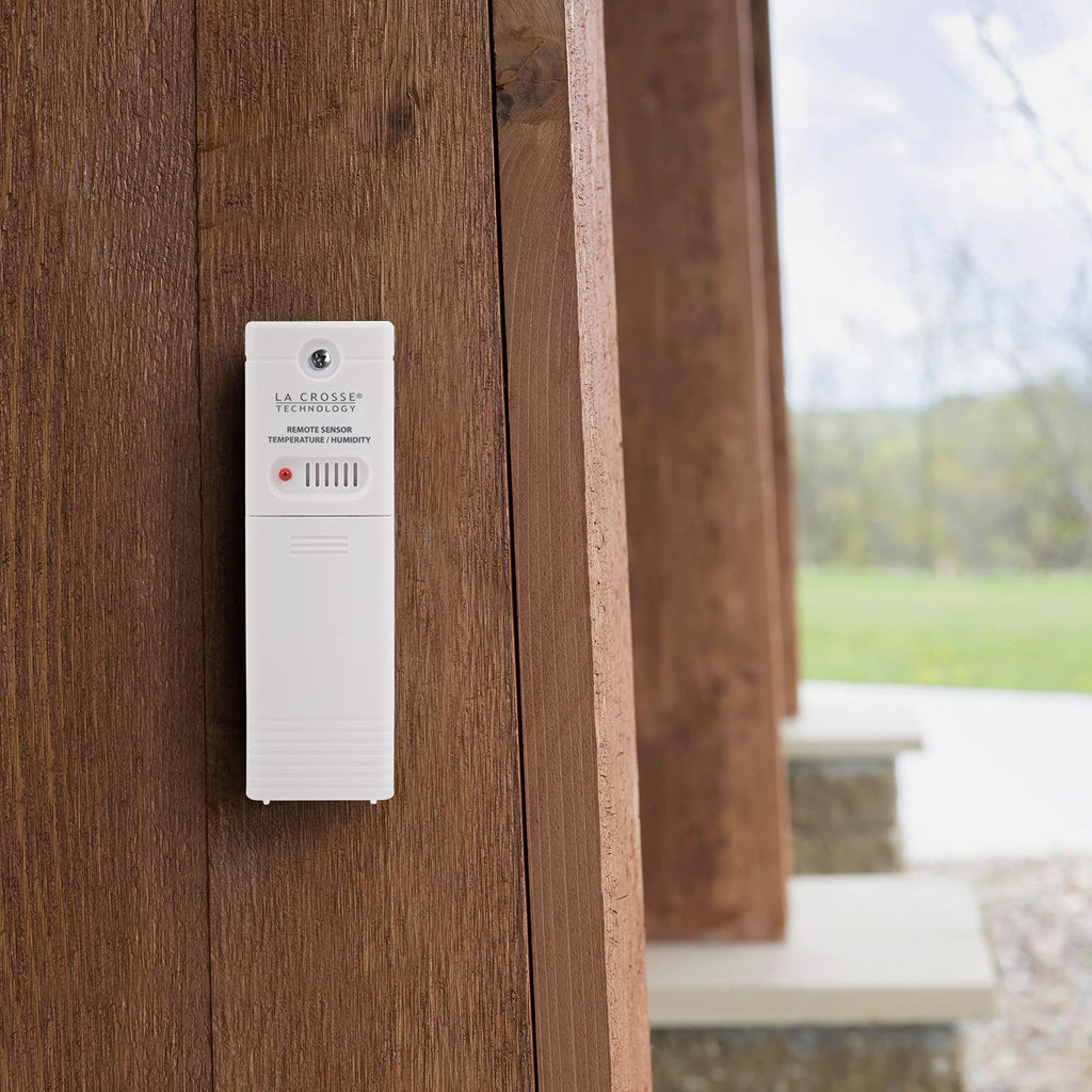 Tx141Th-Bv4 Wireless Weather-Resistant Temperature/Humidity Sensor | 330Ft Transmission Range, Battery Operated