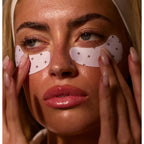 + Lux Unfiltered Iced Latte Cooling Under Eye Patches - Anti-Slip Caffeine Infused Korean Eye Mask - Reduces Puffiness, Brightens & Hydrates - Niacinamide & Hyaluronic Acid - Vegan - 10 Pairs