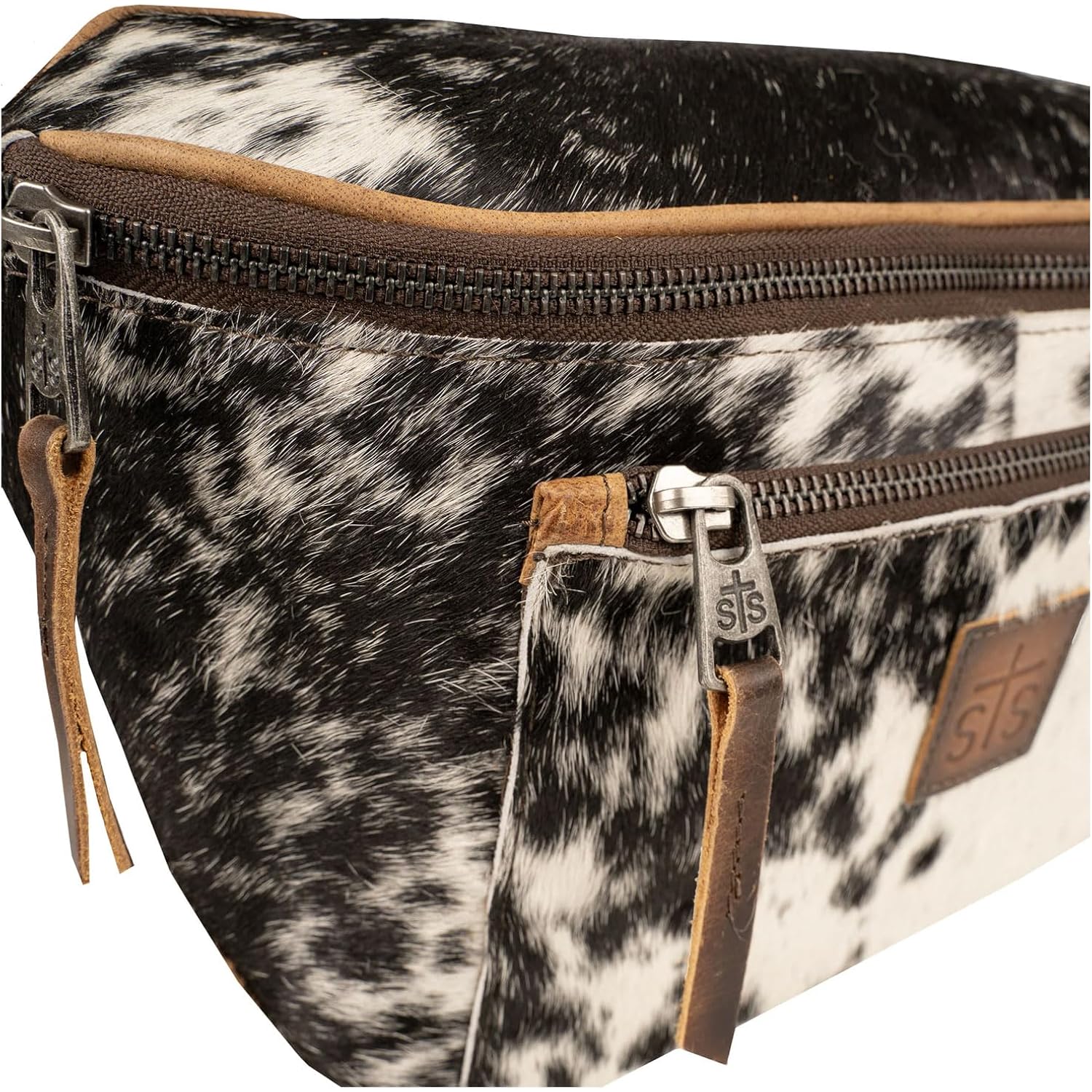 Sts Ranchwear Womens Vaquero Sachi Cowhide/Tan Leather Sling Bag Os