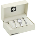 Anne Klein Women'S Premium Crystal Accented Watch And Bracelet Set