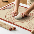 26X16 Inch Extra Thick Silicone Baking Mat With Measurements, Non-Slip And Reusable - For Cookies, Bread, Pastry