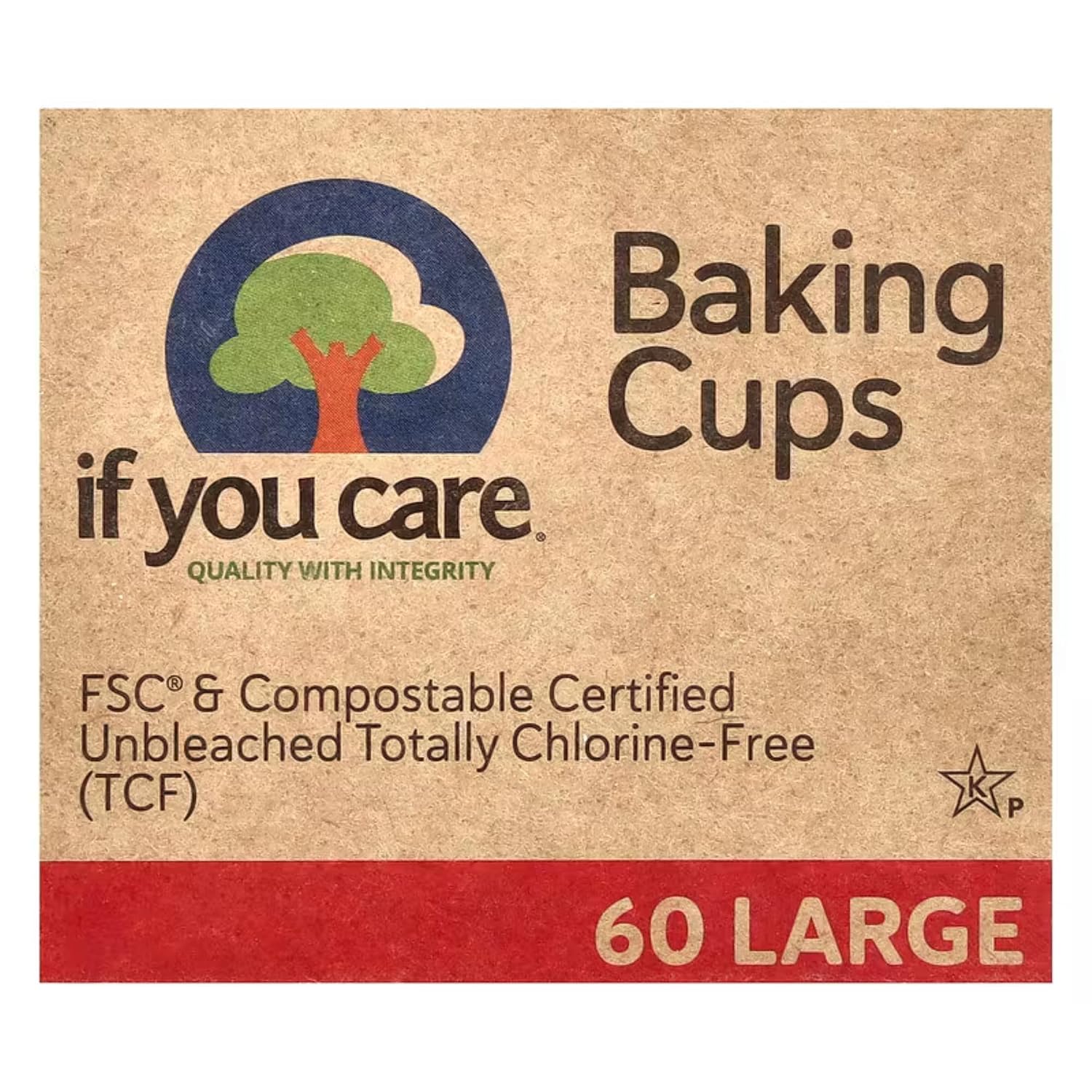 If You Care Unbleached Large Baking Cups, 60 Ct, 3 Pk