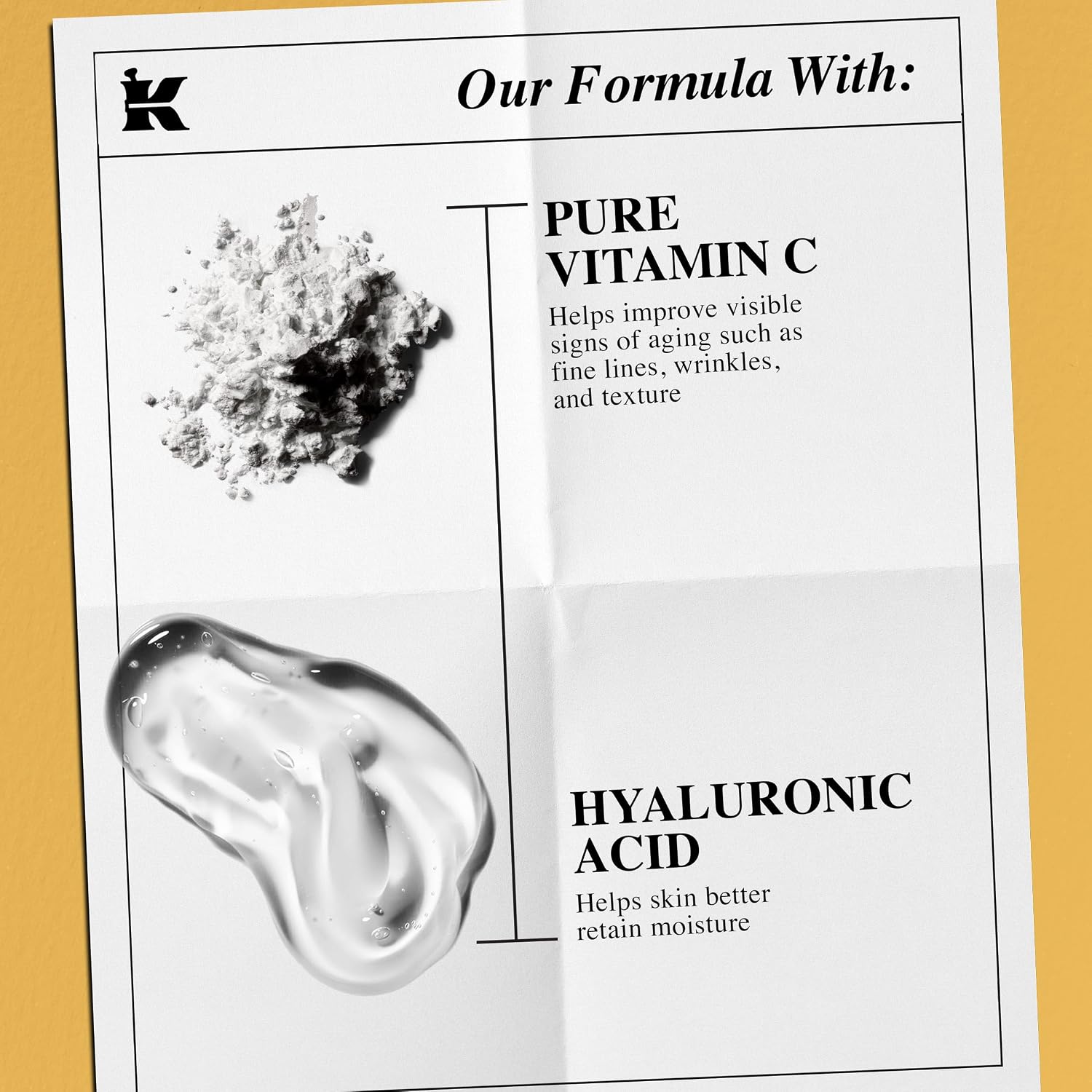 Kiehl'S Powerful-Strength 10% Vitamin C Eye Serum, Line-Reducing & Dark Circle Diminishing Eye Cream, Smooths & Hydrates Undereye, For Puffiness & Lines, With Hyaluronic Acid & Tri-Peptide - 0.5 Fl Oz