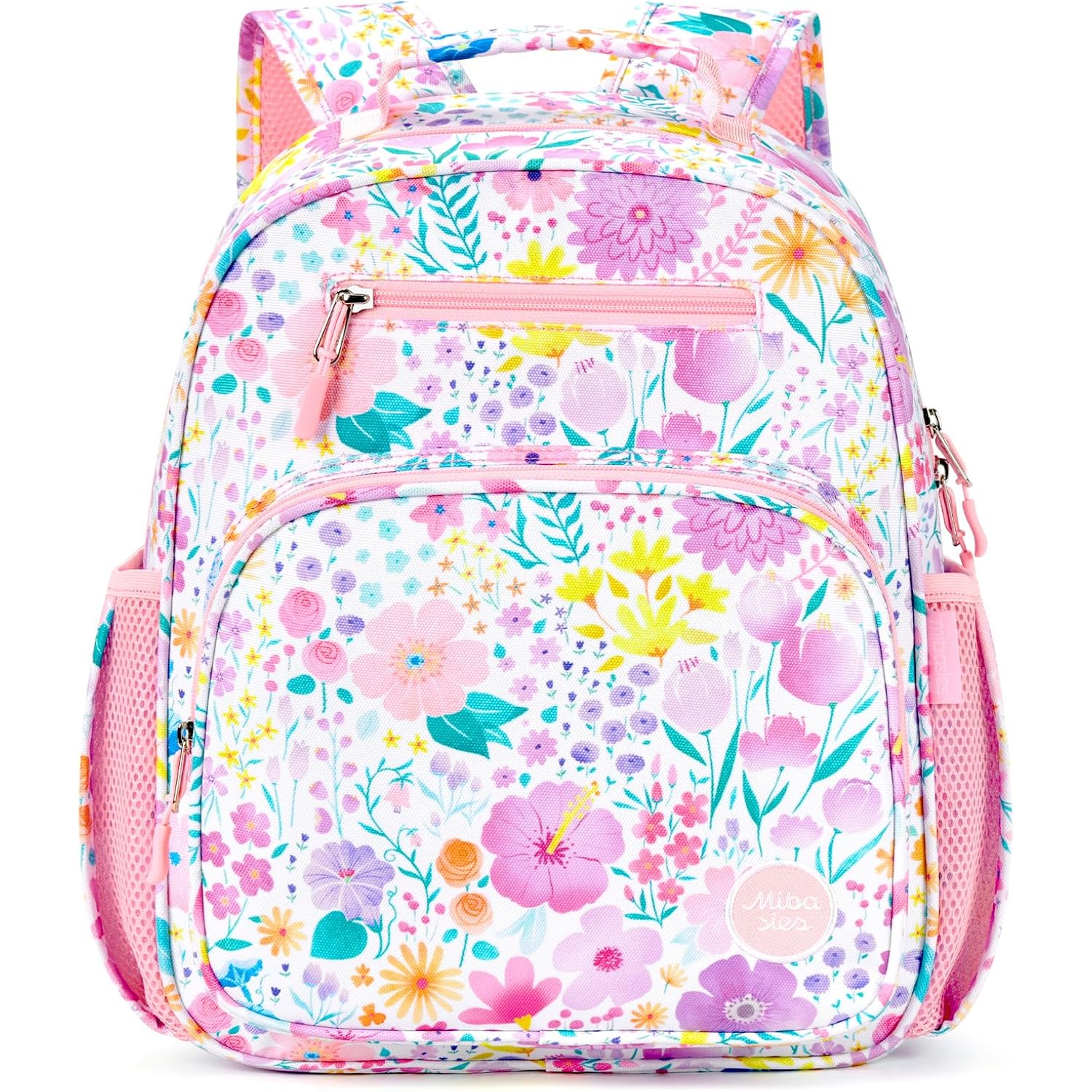 Kids Backpack For Girls: Girls Backpack 5-8 - Kindergarten Elementary School Bookbag For Girl - Flower Pink