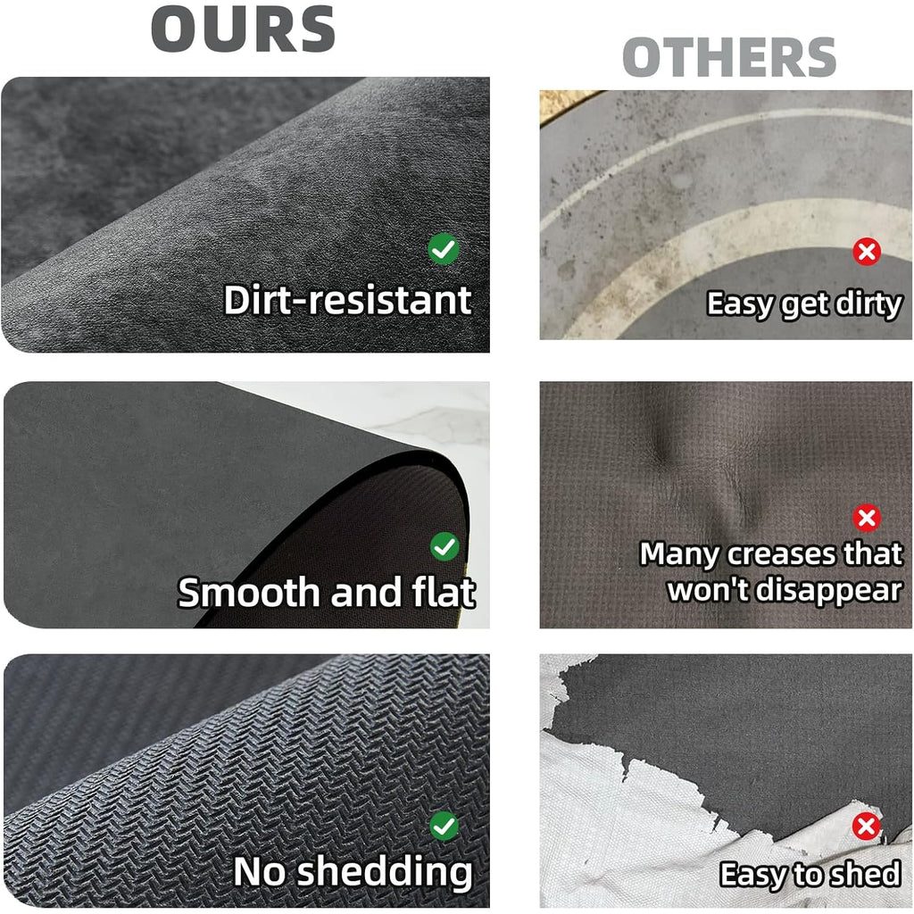Bath Mat, Bathroom Rugs Non Slip Washable Thin Absorbent Quick Dry Bath Mat Fits Under Door Bathroom Floor Mat Perfect For Bath, Shower, Or Sink 16"X24" Dark Grey