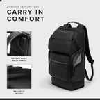 Tumi - Alpha Bravo Nomadic Backpack - Men'S Durable Carry On Bag - 18.8" X 15.0" X 9.0" - Fits Up To 15" Laptop - Black