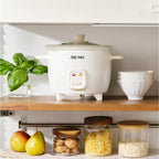 Aroma Corecoat Pot-Style Rice Cooker With One-Touch Control And Non-Stick Ceramic Coating (6 Cups Cooked, 3 Cups Uncooked)