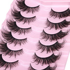 Fox Eye Lashes Wispy Faux Mink Lashes Volume Fairy Cat Eye Lashes That Look Like Extensions Spiky Fake Eyelashes 20Mm Long Lash With Spikes