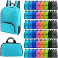 48 Pack Backpacks In Bulk, 17 Inches Basic Back Pack For Adult, Bulk Backpacks For Homeless Supplies Wholesale Backpack Lightweight Outdoor Travel Book Bags (8 Color)