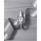 Bulova Ladies Limited Edition American Girl 2 Hand Silver Stainless Steel Quartz Bangle Watch Style:96L333