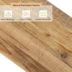 Reclaimed Solid Wood Console Table, 59" Long Farmhouse Entryway Table, Rectangular Couch Tables Behind Sofa, Accent Tables For Hallway, Entrance, Foyer, Living Room