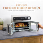 Ninja | French Door Premier Air Fry Oven | 10-In-1 Functions | 20.3-Qt Capacity | 5-Qt Air Fry Basket, Sheet Pan, Wire Rack, Broil Rack | Pfas-Free Cooking Surface, Dishwasher-Safe Accessories | Fo101