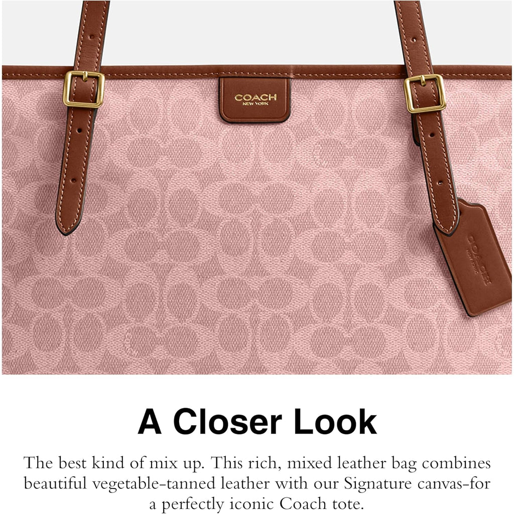 Coach Taxi Tote Bag In Signature Canvas