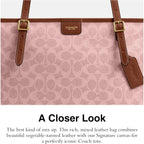 Coach Taxi Tote Bag In Signature Canvas