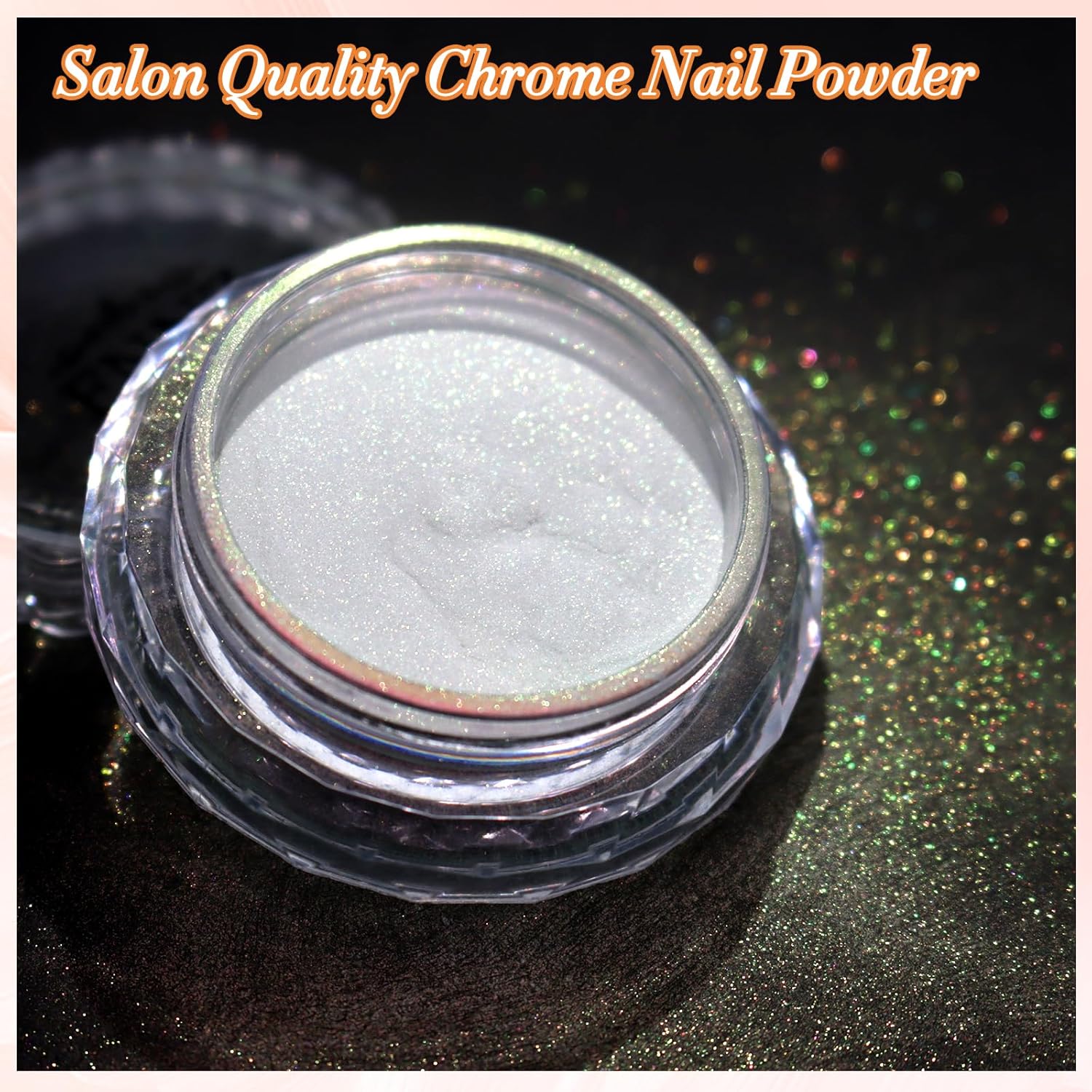 FNNZ Unicorn Chrome Nail Powder, Aurora Unichrome Mermaid Aurora Nail Powder Pigment Pearlescent Nail Art Glitter Decoration for Home DIY Nail Salon Manicure - Romantic Jardin