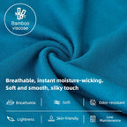 Men'S Breathable Underwear Bamboo Viscose Boxer Briefs Short Leg Trunks 3 Or 4 Pack