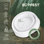 Bed Bug Interceptors – 8 Pack | Bed Bug Blocker (Pro) Interceptor Traps (White) | Insect Trap, Monitor, And Detector For Bed Legs