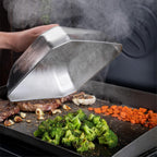 Blackstone 5555 Basting Cover, Medium, Square | Heat-Resistant Handle, Dishwasher Safe