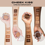 Milani Cheek Kiss Cream Bronzer, 120 - Spilling Tea, Vegan & Cruelty-Free, Made in Korea, Lightweight Glow, Soft Matte Finish