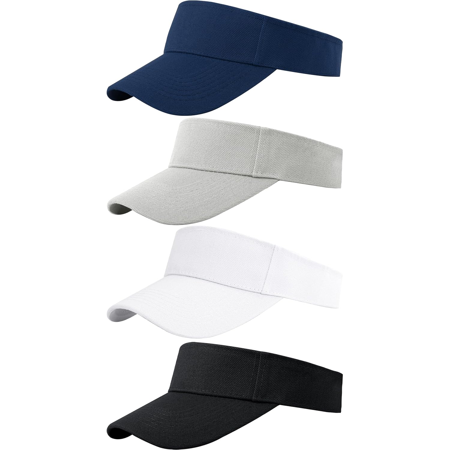 Cooraby Sports Sun Visor Hats Adjustable Sun Visor Caps for Women and Men