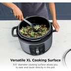 Ninja Hyperheat 9-In-1 Electric Pressure Cooker | 6.5 Qt Multi Cooker With Sear/Sauté, Slow Cooker, Rice Cooker, Sous Vide | 1200W | Fast Cooking, Pfas-Free Pot | Stone Purple | Pc201Sp