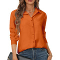 Hearain Women'S Button Down Shirts Long Sleeve Basic Classic Soft Shirt Collared Fashion Dressy Casual Blouses