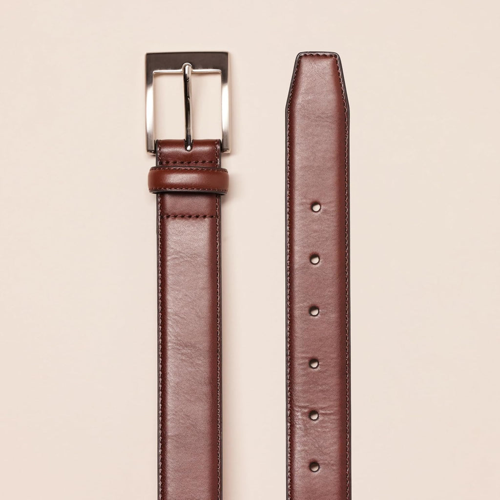 Amazon Essentials Men'S Leather Belt, Classic Style