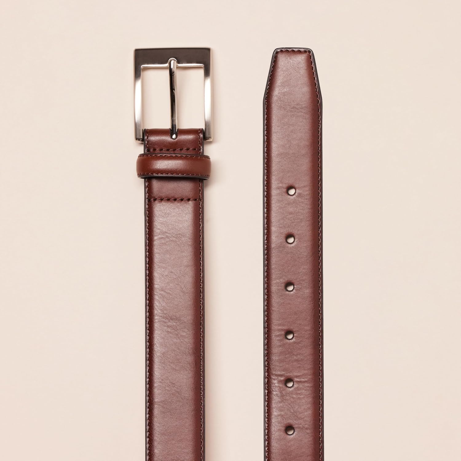 Amazon Essentials Men'S Leather Belt, Classic Style