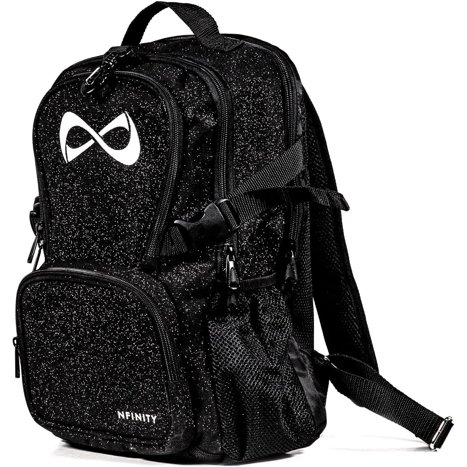 Nfinity Petite Sparkle Cheer Backpack - Lightweight Durable Storage Bag