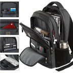 Laptop Backpack,Business Travel Anti Theft Slim College Backpack | Water Resistant Durable Computer Bag Gift For Women & Men Fits 15.6 Inch Laptop And Notebook - Black