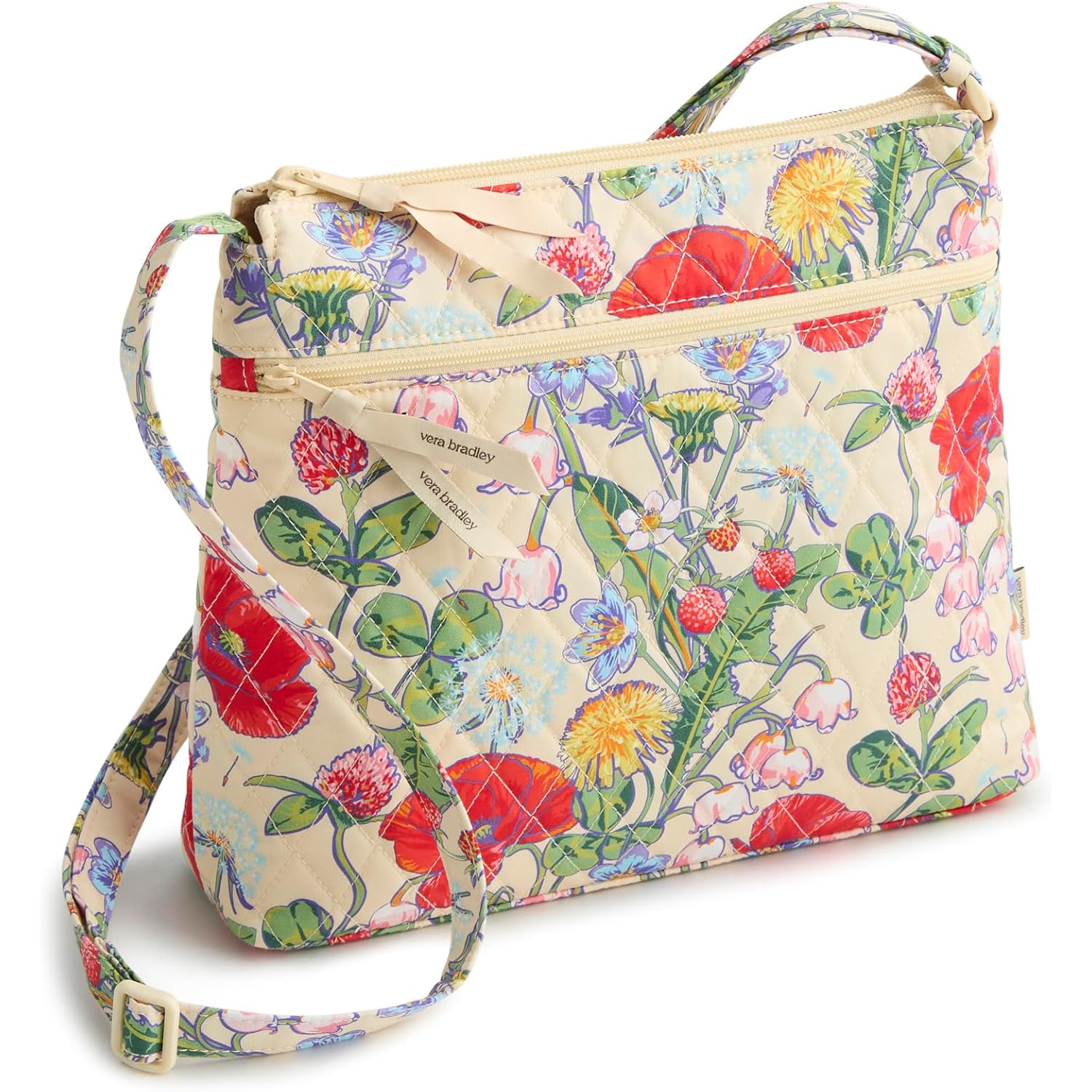Vera Bradley Women'S Premium Cotton Original Zip Hipster Crossbody Bag
