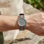 Timex Weekender 38Mm Unisex Analog Watch | Indiglo Backlight | Adjustable Durable Nylon Fabric Slip Through Strap | 24 Hour Time