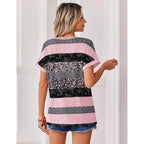Womens Summer Tops Rolled Short Sleeve V Neck Shirts Casual Dressy Business Work Blouses Outfits