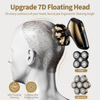 SHPAVVER Head Shavers for Bald Men: 5-in-1 Upgraded Electric Razor - IPX7 Waterproof Shaving Grooming Kit for Balder - Turbo Speed & Precision Blades (Ink Gold)