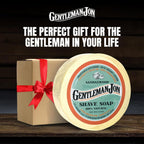 Gentleman Jon Sandalwood Shaving Soap for Men - Creates the Perfect Lather - Ideal for Smooth Shaves - Moisturizes & Protects - Elevate Your Grooming with this Classic Shave Essential - 1 pc (2.25 oz)